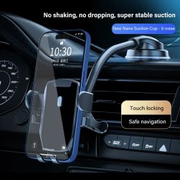 Dashboard Phone Holder for Car 360° Widest View 9in Flexible Long Arm Universal Handsfree Auto Windshield Phone Mount For iphone