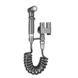 Bidet toilet sprayer set spray water bathroom handheld bidet sprayer toilet shower double outlet angle valve toilet accessories