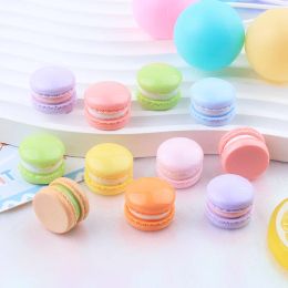 Miniatures 100 Simulation Half Macaron Flatback Resin Cabochon Miniature Fake Food Fit Phone Decoration DIY Scrapbooking Hair Bows Centre