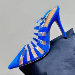 Sandals 2024 High Heel Summer Full Of Design Sense Banquet Female Pumps Elegant Versatile Pointy Toe Ladies