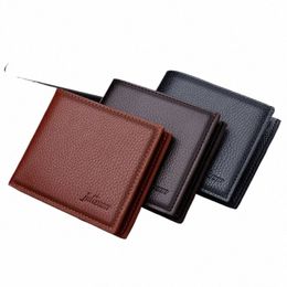 license Wallets PU Busin Purses Bag Inserts Picture Coin Mey Credit ID Cards Holder Zipper Foldable Wallets Purse Cartera M6uh#