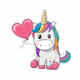 Unique, creative and cute unicorn listening to music decals for cars, racing cars, bumper waterproof stickers. 13cm x 10cm