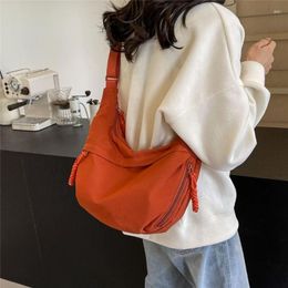 Shoulder Bags Dumpling Crossbody Bag Solid Color Nylon