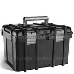 Empty Large Tool Box Shockproof Hard Case Hardware Tool Box Organiser Portable Toolbox for Mechanics Electrician Plastic Case