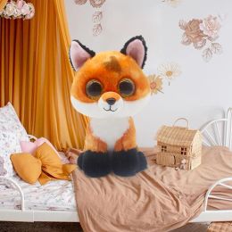 15cm Ty Beanie Big Eyes Stuffed Plush Toy Soft Cute Animal Doll Brown Fox Meadow Children Birthday Christmas New Year Gifts