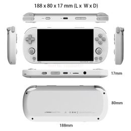 Trimui Smart Pro 4.96 Inch Ips Screen Open Source Handheld Game Console Retro Arcade Hd Game Console Linux System Battery Life