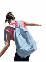 2023 New Hot Sales Women Canvas Backpack Casual Badge Travel Bags Women Printed Letters Bags 4 Colors Drop Ship c1s6#