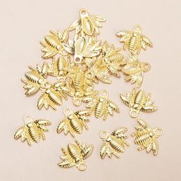 Charms Punk 20pcs/pack Multi-color Metal Alloy Bee Animals Pendant For Women Girls DIY Necklace Earrings Jewellery Accessories