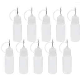 Storage Bottles 30 Pcs Bottled Needle Tip Squeeze Glue Applicator Oil For Liquids With Fine