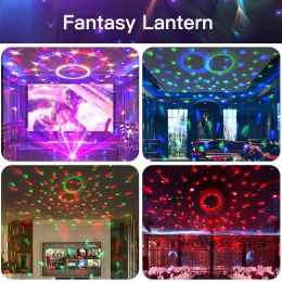 Disco Ball Party Lights RGB Projector Light Bluetooth Speaker Disco Strobe Lamp for DJ Birthday Party Night Club Decoration