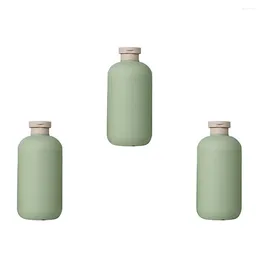 Liquid Soap Dispenser 3 Pcs Container Shower Gel Bottle Child Shampoo Plastic With Lid Pe Storage For Lotion