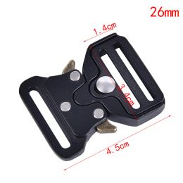 Quick Side Release Metal Strap Buckles For Webbing Bags Luggage Accessories