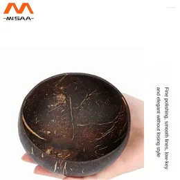 Bowls Coconut Bowl Smooth Clear Texture Shell Making Ingenuity Material Is Hard Ideal For Everyday Use Multi-functional