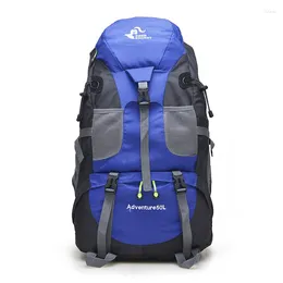 Backpack 2024 European And American Leisure Outdoor Men Women Hiking Sports Travel Bag 50L