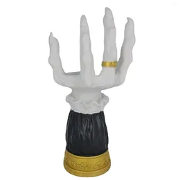 Candle Holders Creepy Hand Shaped Resin Candlestick Halloween Haunted Holder For Living Room Study Decor