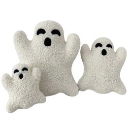 2023 Halloween Ghost Pillow Cute Ghost Shaped Plush Pillows Soft Fluffy Throw Party Decorations Cushion