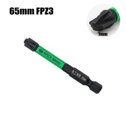 Magnetic Special Slotted Cross Screwdriver Bits Batch Head Nutdrivers FPZ1 FPZ2 FPZ3 65mm/110mm For Socket Switch