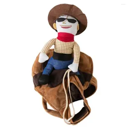 Dog Apparel Pet Halloween Costume Three-dimensional Suit Stylish Funny Cowboy Transform Into A Cute For Party Dogs