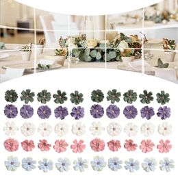 Decorative Flowers Durable Home Decorations Flower Head Heads Interior Decoration Practical Silk Simulation Wedding