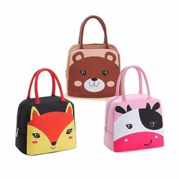 bear Thermal Insulated Lunch Bag Box Portable Reusable Lunch Bag Cooler Tote Lunch Bag For Boys Girls School Office Picnic s4zY#