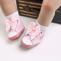 Baby Canvas Classic Casual Shoes Newborn Baby PU Leather Multi-Color Sneakers Non-Slip Cloth Bottom For Boys Girls First Walkers