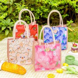 Dinnerware Storage Bag High Capacity Solid Cute Cartoon Household Products Lunch Box Work Summer Does Not Fade Durable