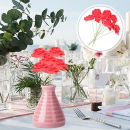 Decorative Flowers Artificial Rose Bouquet Flower Decoration Dinner Table Chic Hand Tied Wedding Home