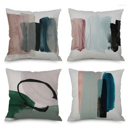 Pillow Cover Geometric Abstract Pillowcase Home Living Room Sofa Decorative Pillows 45X45CM