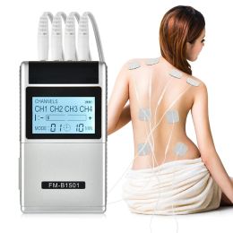 15 Mode Electric Tens Muscle Stimulator Ems Acupuncture Body Massage Digital Therapy Machine Electrostimulator Body Care Massage