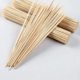 Tools 100pcs/pack 30cm BBQ Bamboo Skewer Sticks Party Disposable Long Barbecue Skewers Catering Grill Camping Food