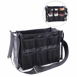 profial Makeup Organizer Bag Makeup Artist Cosmetic Case Shoulder Handbag Black Portable Travel Make up Kits Organizer 2024 02vC#