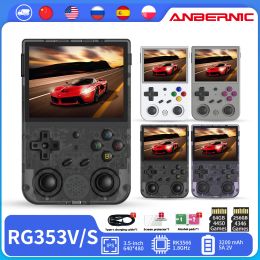 ANBERNIC RG353V RG353VS Retro Handheld Games Console RK3566 3.5INCH 640*480 Emulator Portable Video Game Player Android Linux OS