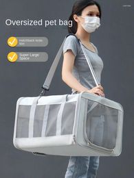 Cat Carriers Oversized Bag Large Capacity For Pets To Go Out Can Expand Double Multi-Cat Backpack Package Dog Car Cage