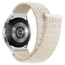 Braided Solo Loop Strap For Galaxy Watch 5/pro 45/4/Classic/46mm/3/Samsung active 2/s3 Elastic bracelet Huawei GT/2/2e/pro band