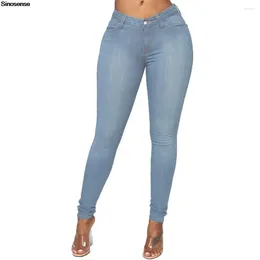 Women's Jeans Womens Classic High Waisted Skinny BuLifting Slim Fit Pencil Pants Cotton Blend Stretch Pull-on Denim Leggings 3XL