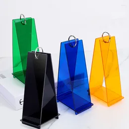 Decorative Plates Colourful Acrylic Calendar Desk Desktop Memo Book Mobile Phone Organiser Transparent Display Stand