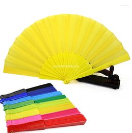 Decorative Figurines 100pcs Plastic Wedding Fan Foding Hand Shower Favors For Guests Party Decoration Giveaways