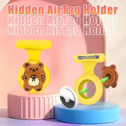 AirTag hidden Holder for Kids, Case Brooch Pin Bracelet, Necklace, Watch Band, Wristband GPS Tags Accessories for Girls