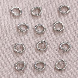 200pcs Open Circle Jump Rings Split Rings Pendant Connectors for Necklace Bracelet Jewelry Making DIY Accessories Wholesale