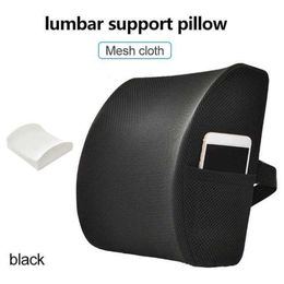 Upgrade Upgrade 4 Colour Soft Memory Foam Lumber Support Back Massager Pillow Back Massager Waist Cushion For Car Chair Home Office Relieve Pain