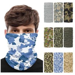 Scarves Camouflage Cycling Sun Protection Face Mask Tactical Military Scarf Neck Gaiter Men Seamless Bandana Women Balaclava Tube Shield