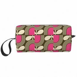 custom Orla Kiely Fr Makeup Bag Women Travel Cosmetic Organizer Kawaii Storage Toiletry Bags Dopp Kit Case Box Gifts M5h4#