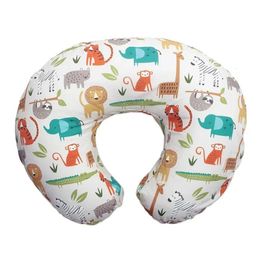 Baby Feeding Pillowcase Cotton Breathable Removable Elastic Ushaped Pillow Protective Case Multifunctional Seat 240325