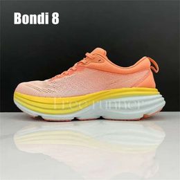 Bondi Designer 8 Running Shoe bondi Shoes Womens Clifton 8 Clifton 9 Triple Black White Bellwether Blue Fog Mist Peach Mountain Vibrant Orange Men Sneakers