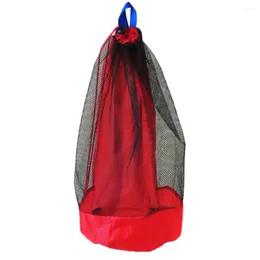 Drawstring Portable Large Capacity Sand Toy Storage Kids Clothes Towels Backpack Children Mesh Bag Organizer Sports Outdoor Net