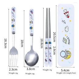 Dinnerware Sets Stainless Steel Tableware Durable Convenient Mirror Gourmet Knife And Fork Moe Fun Handle Pocket Polishing Sturdy Mixing