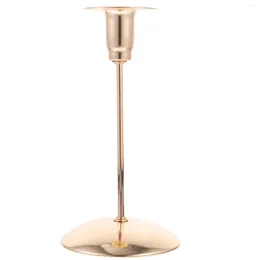 Candle Holders Taper Candlestick Ornament Desktop Adornment Metal Simple Table Decoration Retro