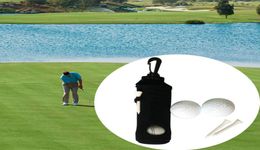 Portable Small Golf Ball Bag Golf Tees Holder Carrying Storage Case Neoprene Pouch with Swivel Waist Belt Clip1684465