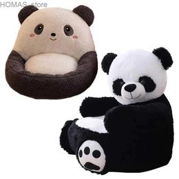 Cushion/Decorative Pillow Childrens giant panda sofa armchair cute stuffed animal tatami mat childrens sofa seat support chair childrens furniture Y240401