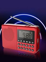 FM/AM/SW Radio Dual Antenna Full Band Radio Receiver Speaker LED Digital Display 2.1 Channel MP3 Support USB Stick/TF Card